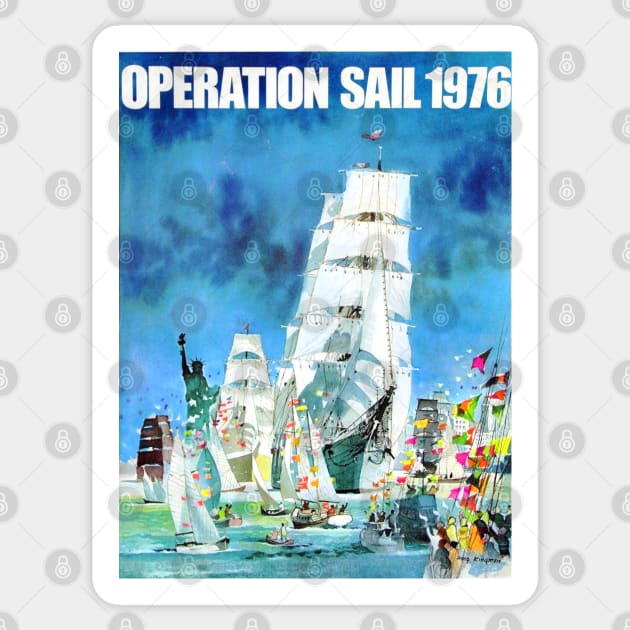 Operation Sail 1976 Sticker by Pop Fan Shop